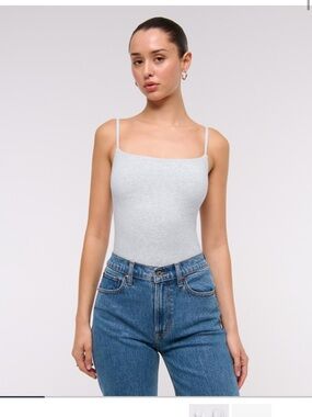 Abercrombie and Fitch Bra Free 90s Cami - Light Gray